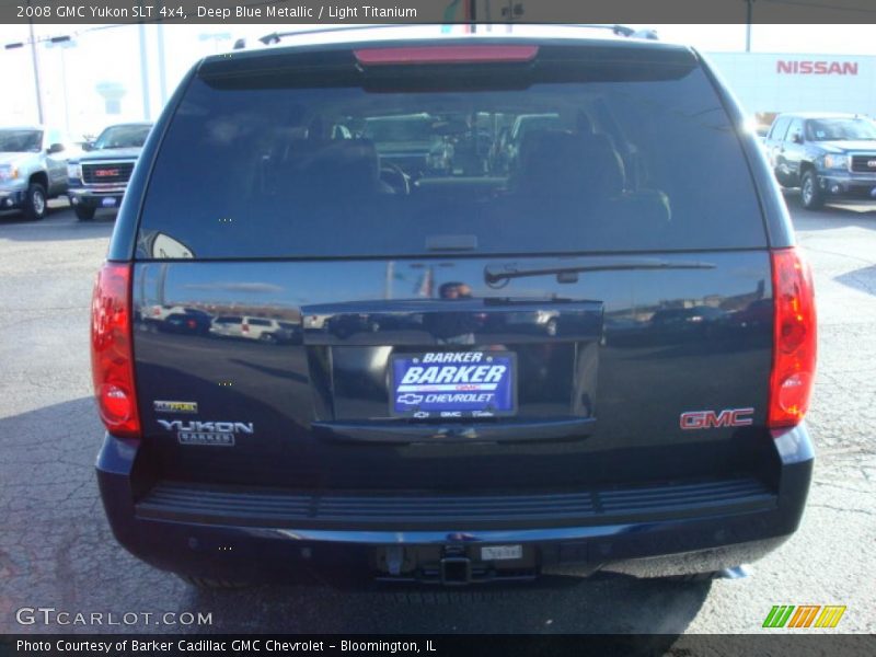 Deep Blue Metallic / Light Titanium 2008 GMC Yukon SLT 4x4