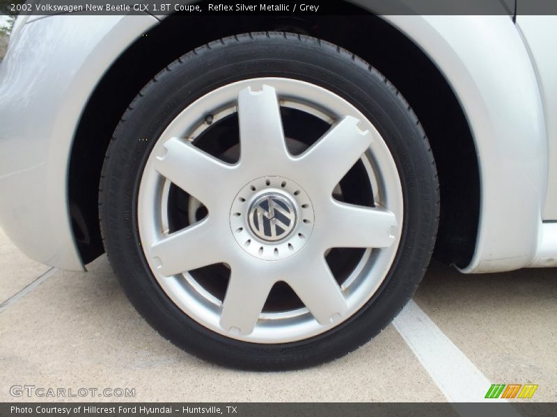 Reflex Silver Metallic / Grey 2002 Volkswagen New Beetle GLX 1.8T Coupe