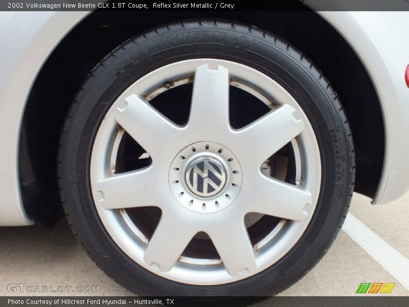 Reflex Silver Metallic / Grey 2002 Volkswagen New Beetle GLX 1.8T Coupe