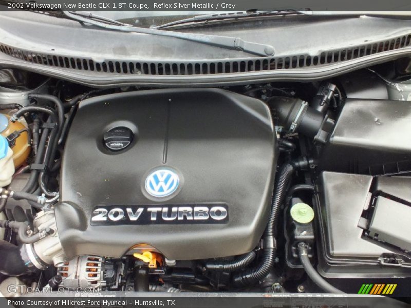 Reflex Silver Metallic / Grey 2002 Volkswagen New Beetle GLX 1.8T Coupe