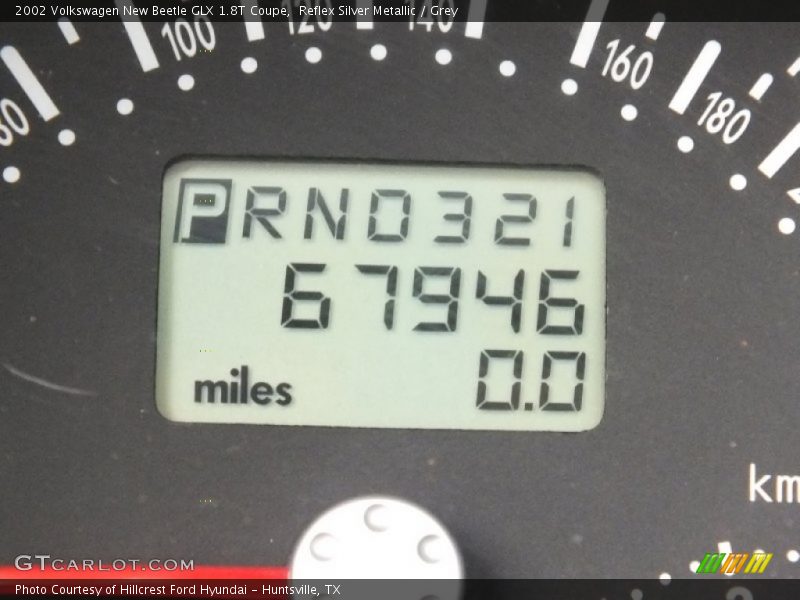 Reflex Silver Metallic / Grey 2002 Volkswagen New Beetle GLX 1.8T Coupe