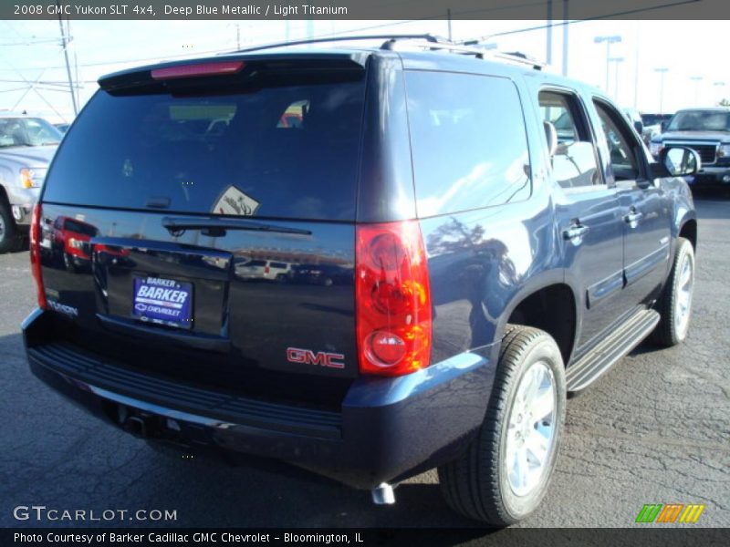 Deep Blue Metallic / Light Titanium 2008 GMC Yukon SLT 4x4