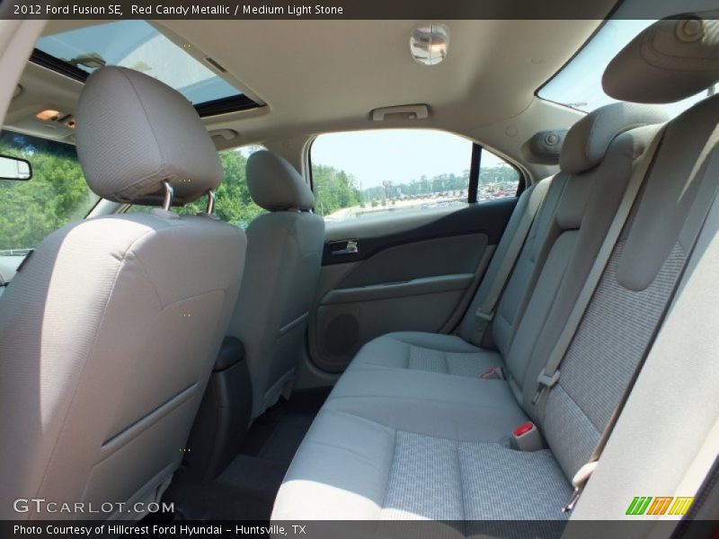Red Candy Metallic / Medium Light Stone 2012 Ford Fusion SE