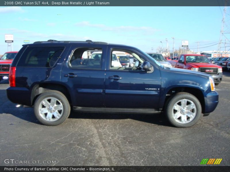 Deep Blue Metallic / Light Titanium 2008 GMC Yukon SLT 4x4