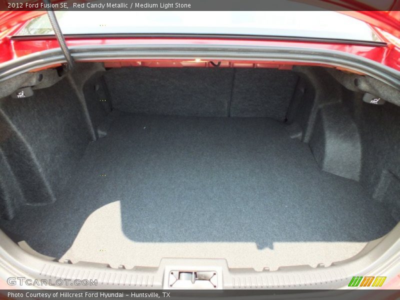 Red Candy Metallic / Medium Light Stone 2012 Ford Fusion SE