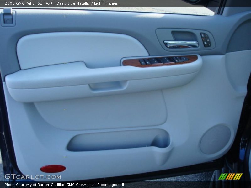 Deep Blue Metallic / Light Titanium 2008 GMC Yukon SLT 4x4