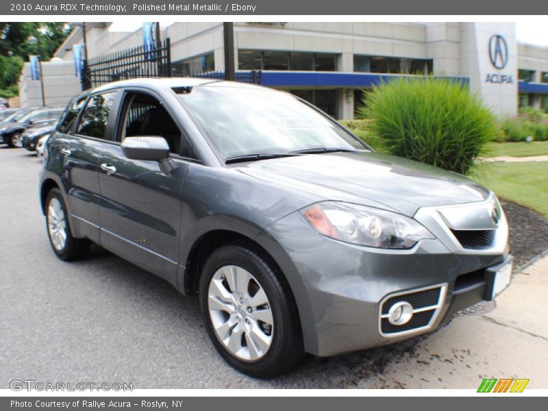 Polished Metal Metallic / Ebony 2010 Acura RDX Technology