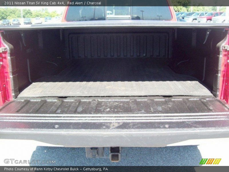 Red Alert / Charcoal 2011 Nissan Titan SV King Cab 4x4