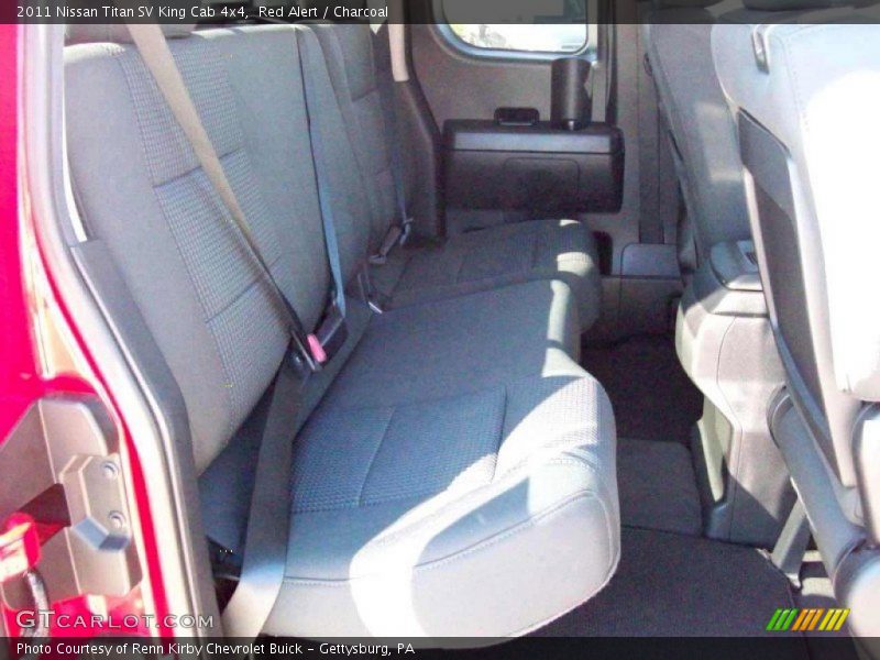 Red Alert / Charcoal 2011 Nissan Titan SV King Cab 4x4