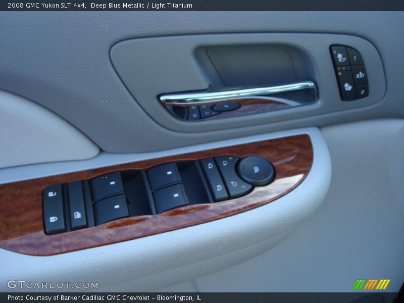 Deep Blue Metallic / Light Titanium 2008 GMC Yukon SLT 4x4