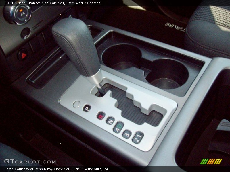  2011 Titan SV King Cab 4x4 5 Speed Automatic Shifter