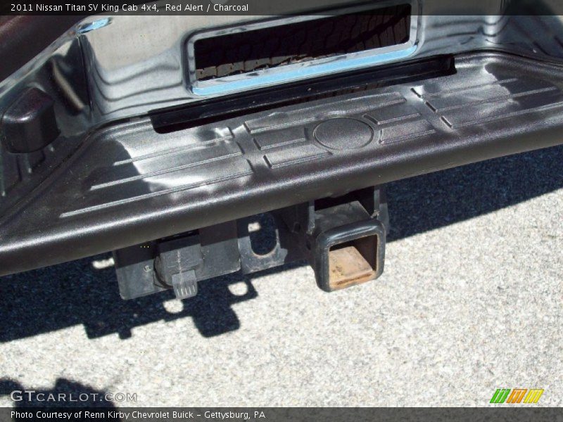 Red Alert / Charcoal 2011 Nissan Titan SV King Cab 4x4