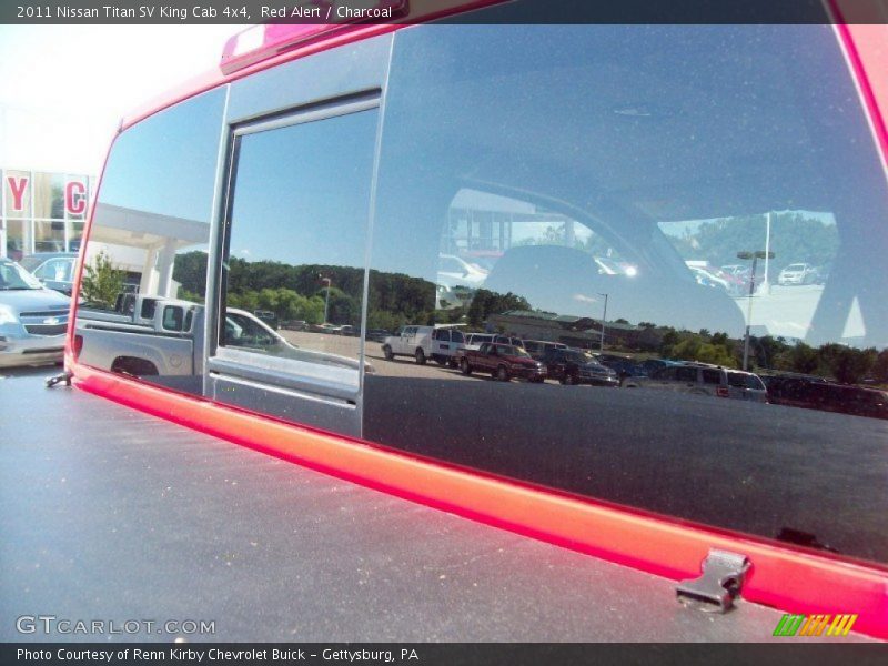 Red Alert / Charcoal 2011 Nissan Titan SV King Cab 4x4