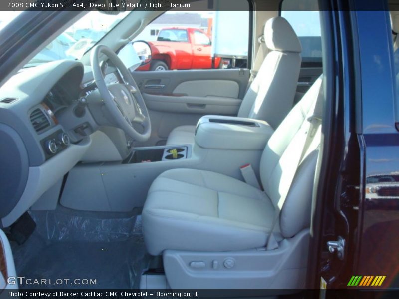 Deep Blue Metallic / Light Titanium 2008 GMC Yukon SLT 4x4