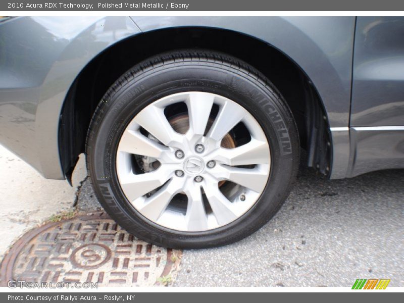 Polished Metal Metallic / Ebony 2010 Acura RDX Technology