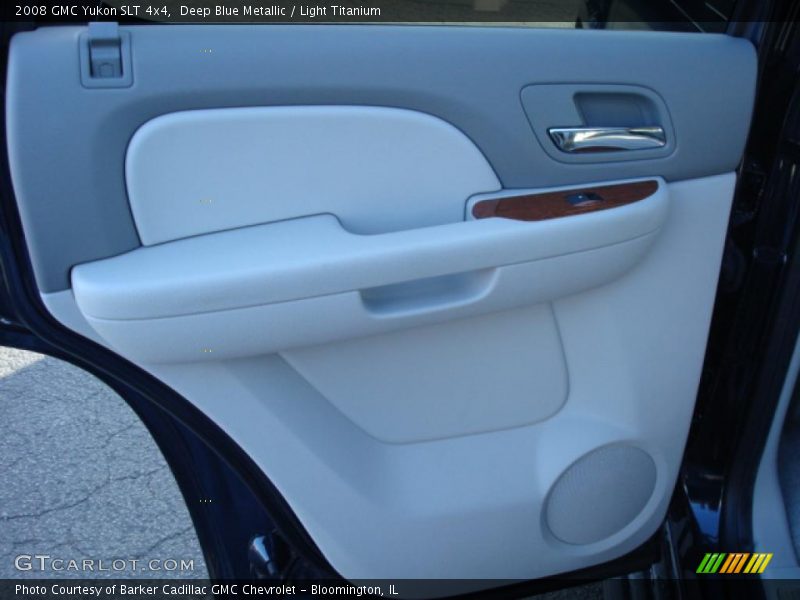 Deep Blue Metallic / Light Titanium 2008 GMC Yukon SLT 4x4
