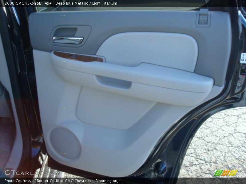 Deep Blue Metallic / Light Titanium 2008 GMC Yukon SLT 4x4