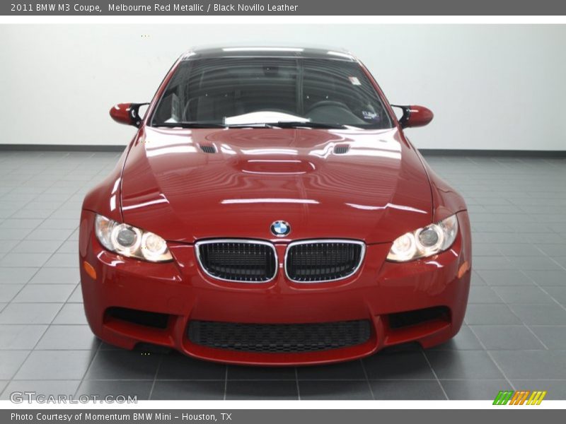 Melbourne Red Metallic / Black Novillo Leather 2011 BMW M3 Coupe