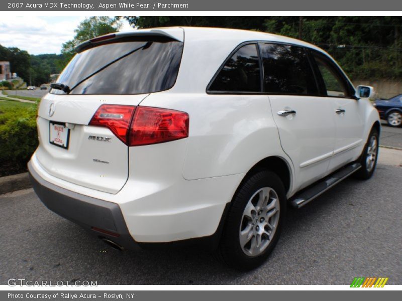Aspen White Pearl / Parchment 2007 Acura MDX Technology