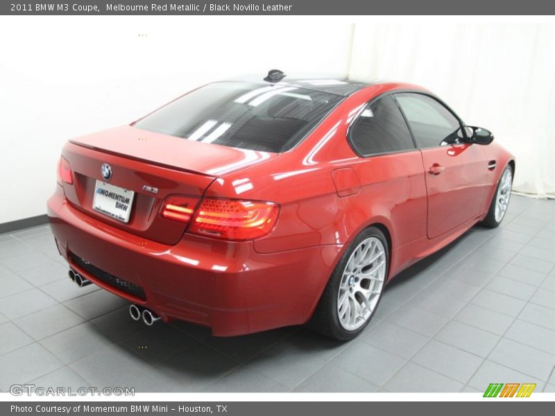 Melbourne Red Metallic / Black Novillo Leather 2011 BMW M3 Coupe