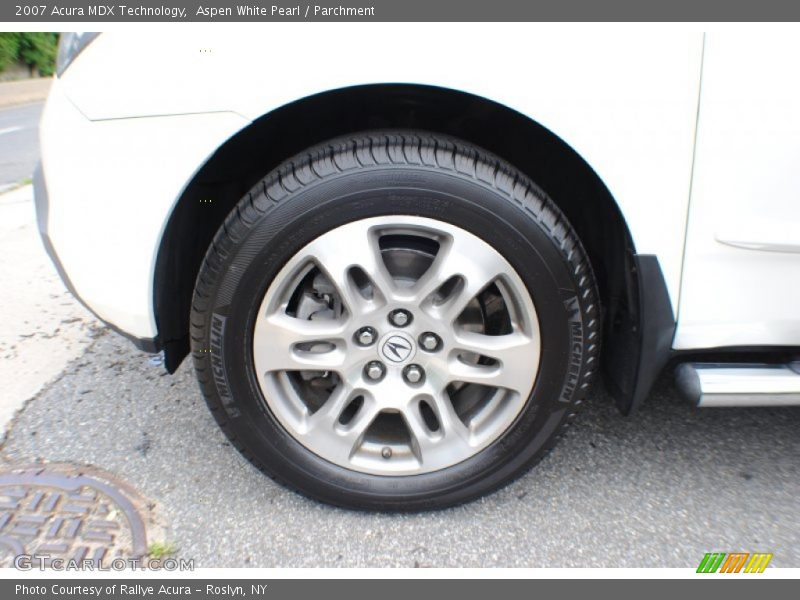 Aspen White Pearl / Parchment 2007 Acura MDX Technology