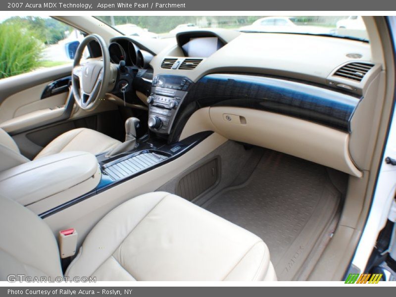 Aspen White Pearl / Parchment 2007 Acura MDX Technology