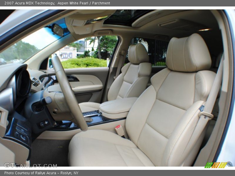 Aspen White Pearl / Parchment 2007 Acura MDX Technology