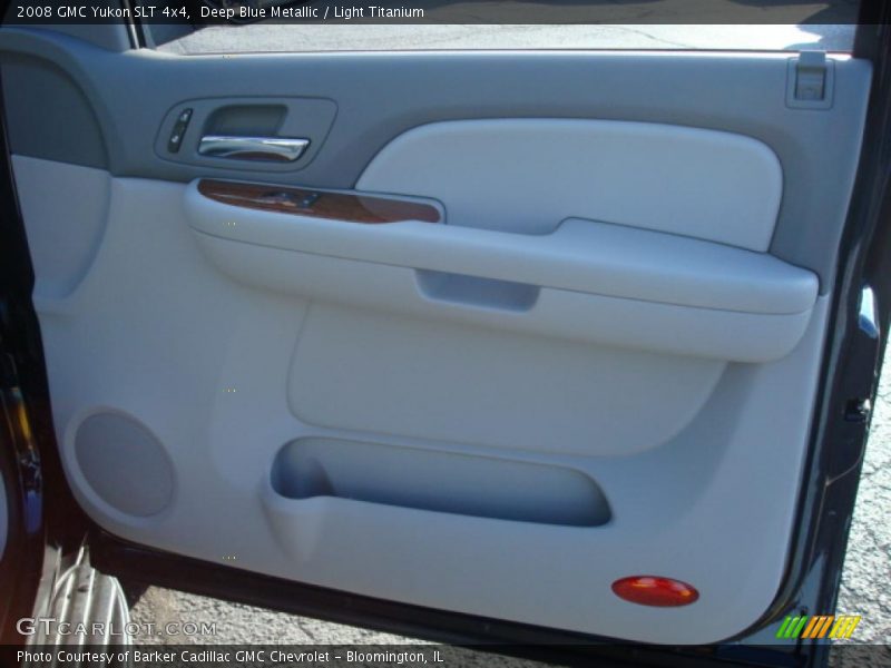 Deep Blue Metallic / Light Titanium 2008 GMC Yukon SLT 4x4