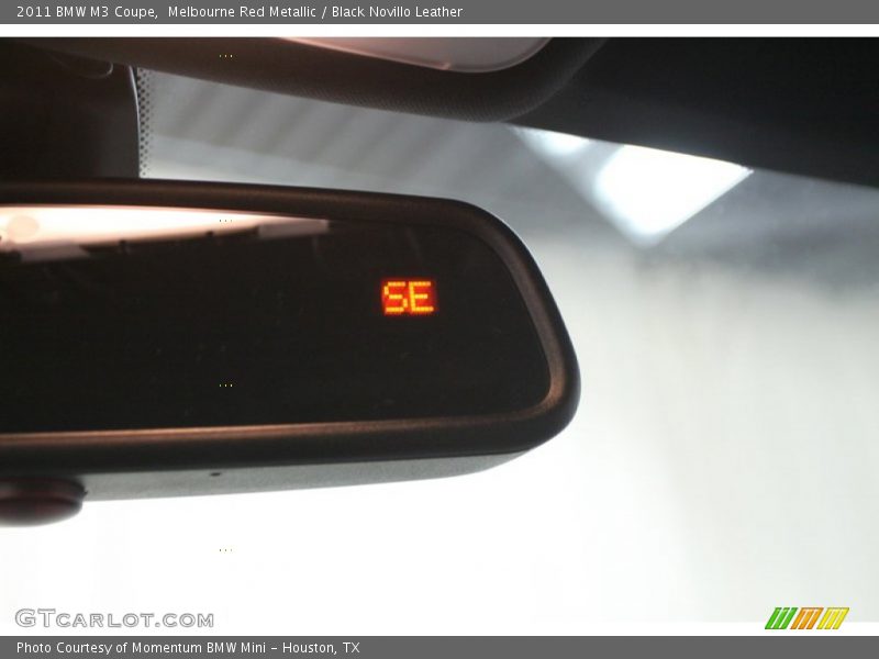 Melbourne Red Metallic / Black Novillo Leather 2011 BMW M3 Coupe