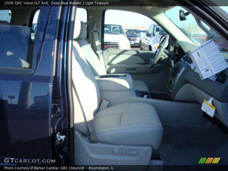 Deep Blue Metallic / Light Titanium 2008 GMC Yukon SLT 4x4