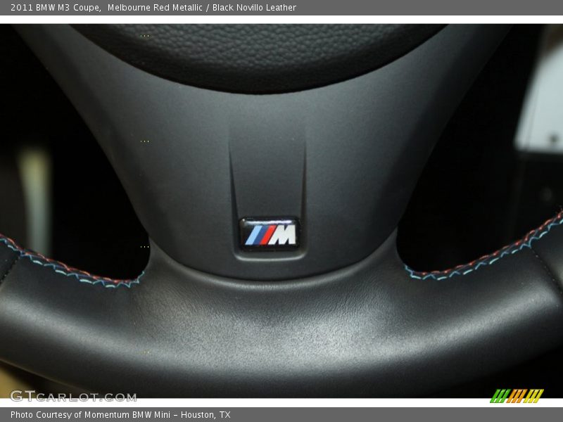 Melbourne Red Metallic / Black Novillo Leather 2011 BMW M3 Coupe