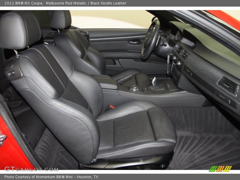 Melbourne Red Metallic / Black Novillo Leather 2011 BMW M3 Coupe