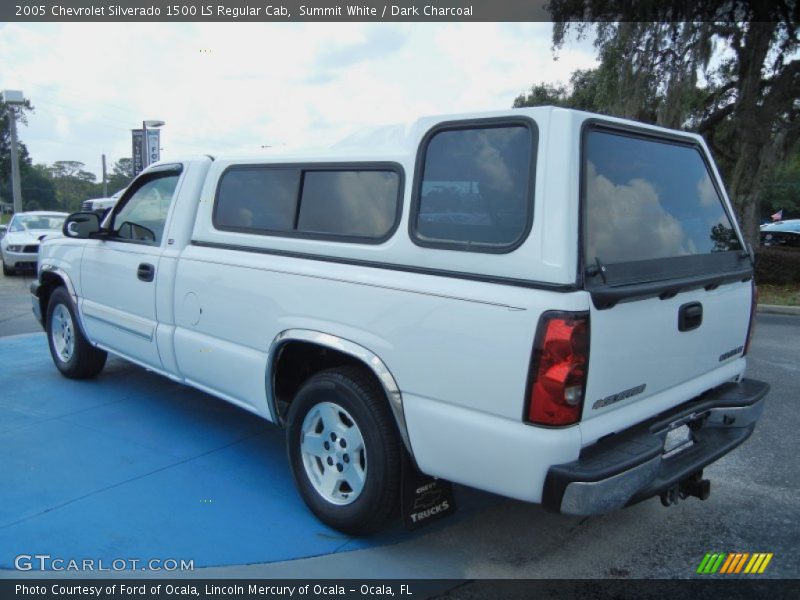Summit White / Dark Charcoal 2005 Chevrolet Silverado 1500 LS Regular Cab