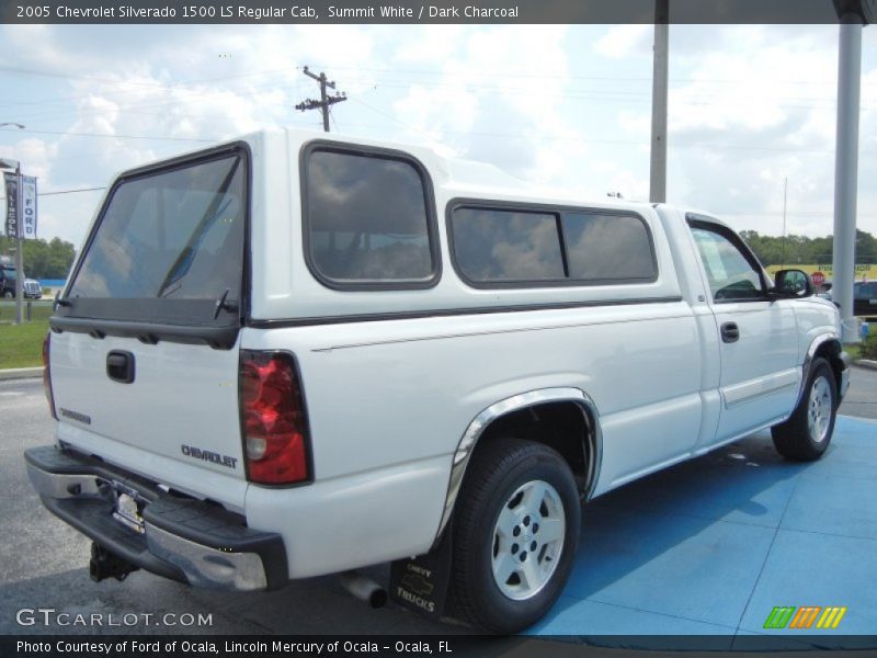 Summit White / Dark Charcoal 2005 Chevrolet Silverado 1500 LS Regular Cab