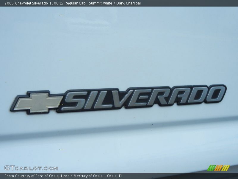 Summit White / Dark Charcoal 2005 Chevrolet Silverado 1500 LS Regular Cab