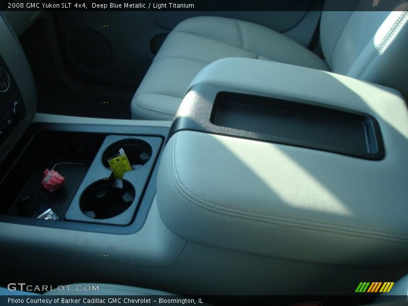 Deep Blue Metallic / Light Titanium 2008 GMC Yukon SLT 4x4