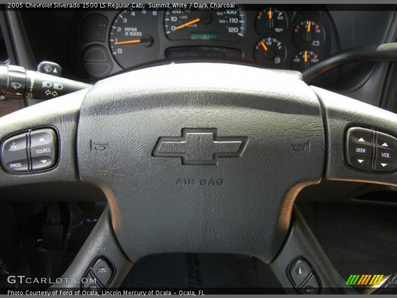 Summit White / Dark Charcoal 2005 Chevrolet Silverado 1500 LS Regular Cab