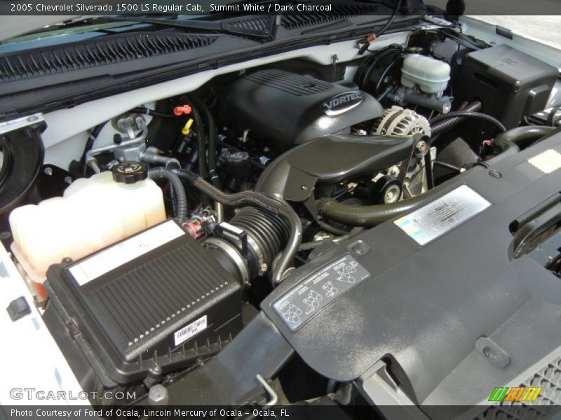 Summit White / Dark Charcoal 2005 Chevrolet Silverado 1500 LS Regular Cab