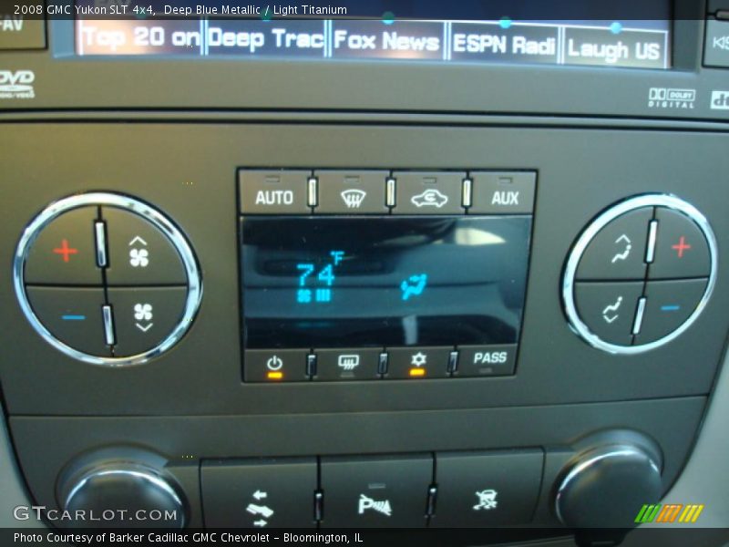 Deep Blue Metallic / Light Titanium 2008 GMC Yukon SLT 4x4