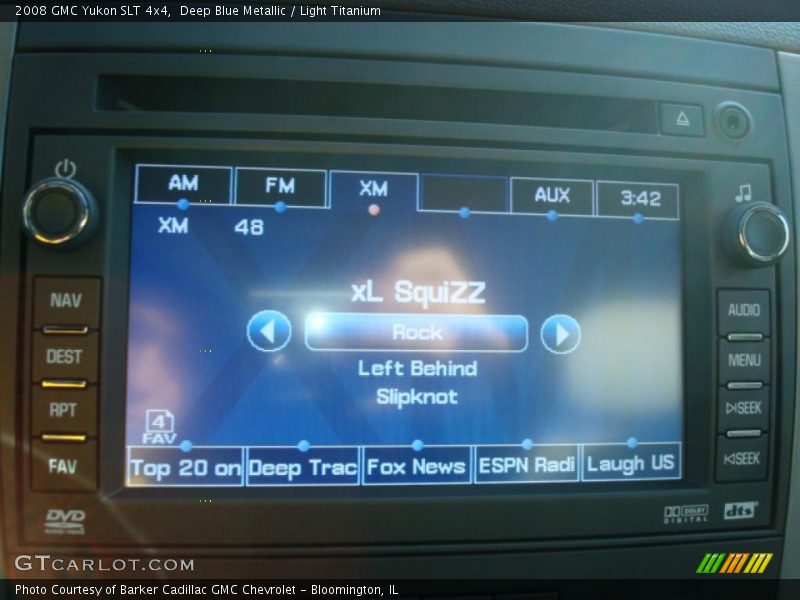 Deep Blue Metallic / Light Titanium 2008 GMC Yukon SLT 4x4