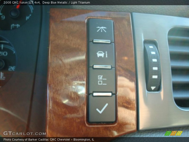 Deep Blue Metallic / Light Titanium 2008 GMC Yukon SLT 4x4