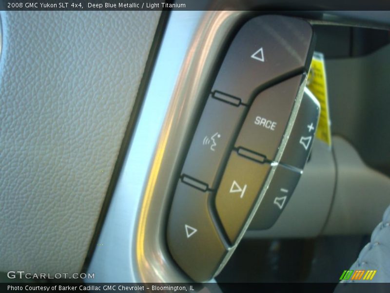 Deep Blue Metallic / Light Titanium 2008 GMC Yukon SLT 4x4