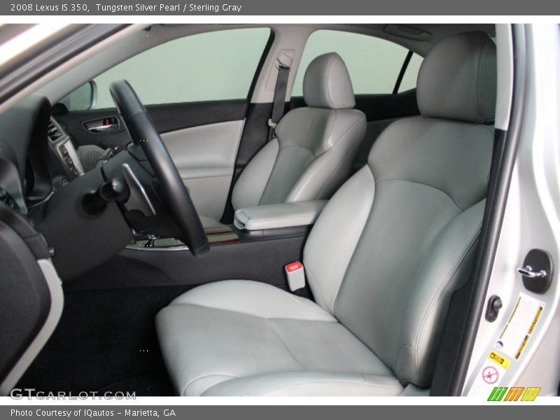 Tungsten Silver Pearl / Sterling Gray 2008 Lexus IS 350