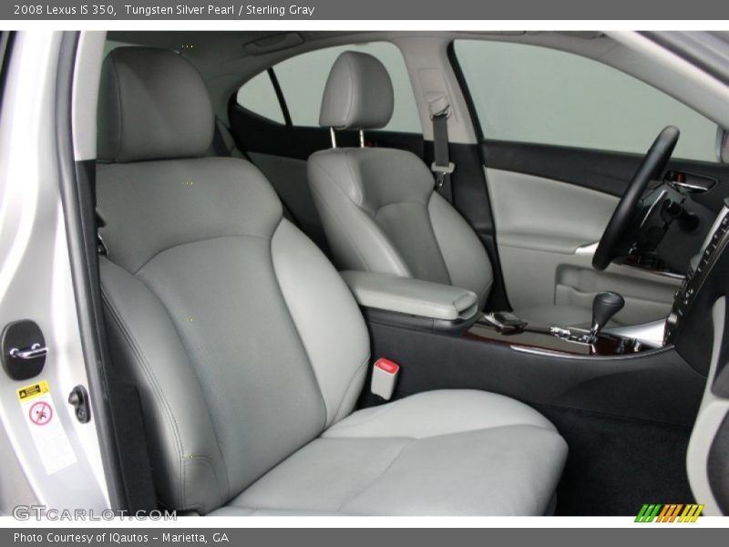 Tungsten Silver Pearl / Sterling Gray 2008 Lexus IS 350