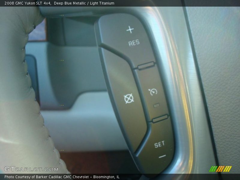 Deep Blue Metallic / Light Titanium 2008 GMC Yukon SLT 4x4