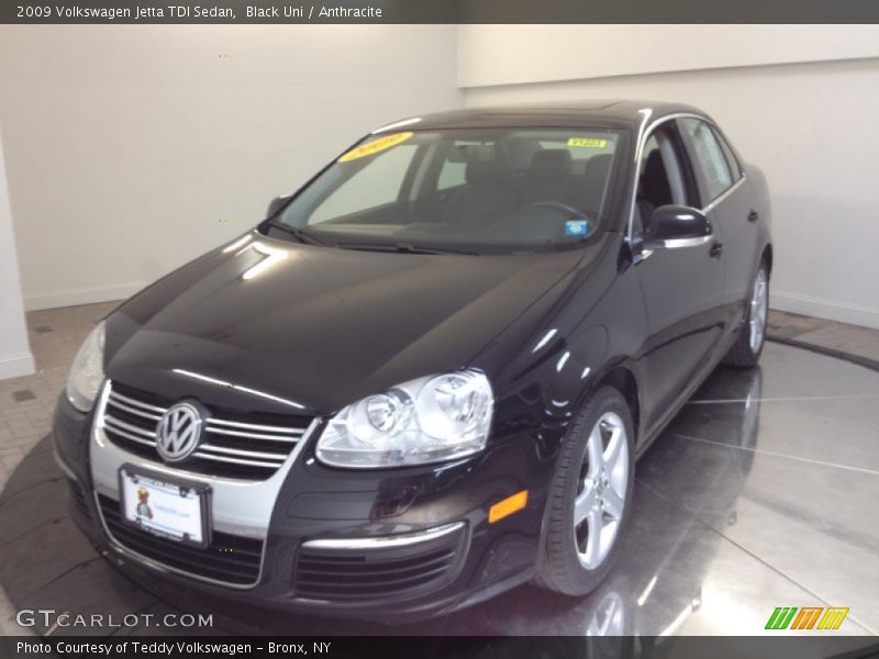 Black Uni / Anthracite 2009 Volkswagen Jetta TDI Sedan