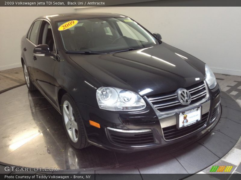 Black Uni / Anthracite 2009 Volkswagen Jetta TDI Sedan