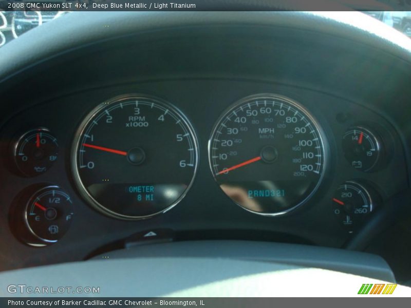 Deep Blue Metallic / Light Titanium 2008 GMC Yukon SLT 4x4