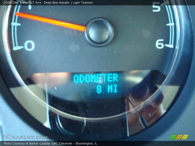 Deep Blue Metallic / Light Titanium 2008 GMC Yukon SLT 4x4
