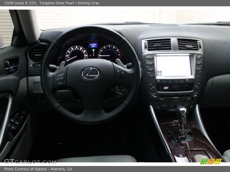 Tungsten Silver Pearl / Sterling Gray 2008 Lexus IS 350